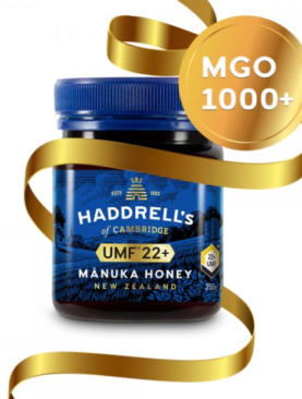Manuka med Haddrell's UMF22+ ( MGO 1000+ ), 250g