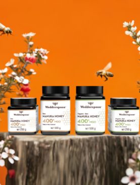 Wedderspoon Manuka Honey MGO 400 RAW, ORGANIC 250g